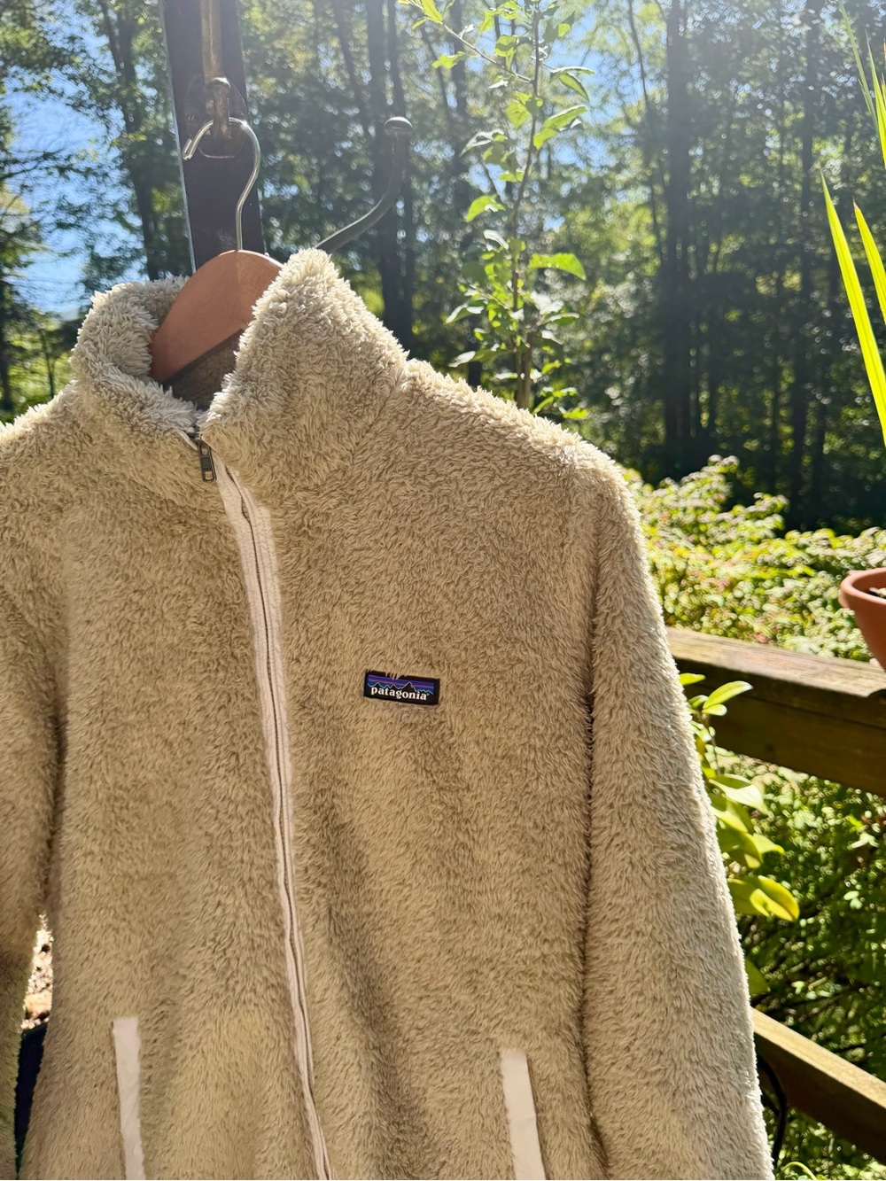 Patagonia Women’s Cream Los Gatos Fleece Full-Zip Jacket - Size Large